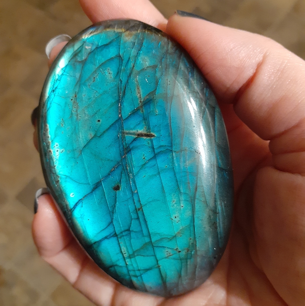 Large Labradorite Palmstone